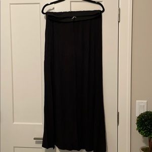 Free people black maxi skirt